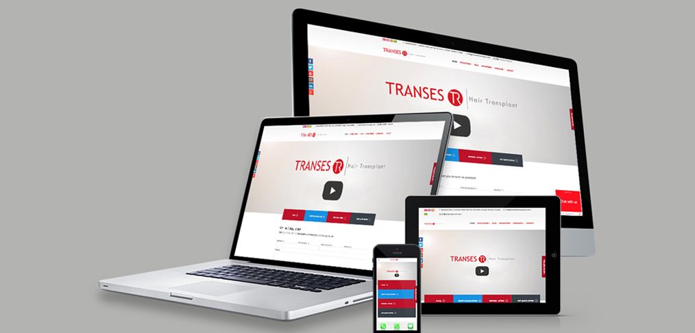 Transes Saç Ekimi Web Site Tasarımı