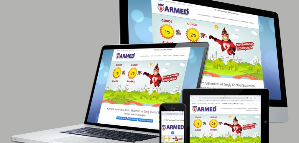 Armed Güvenlik Web Tasarım ve Mobil Optimizasyon