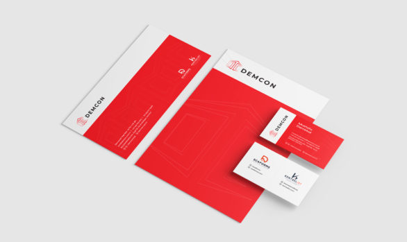 DEMCON YAPI KURUMSAL KİMLİK TASARIMI