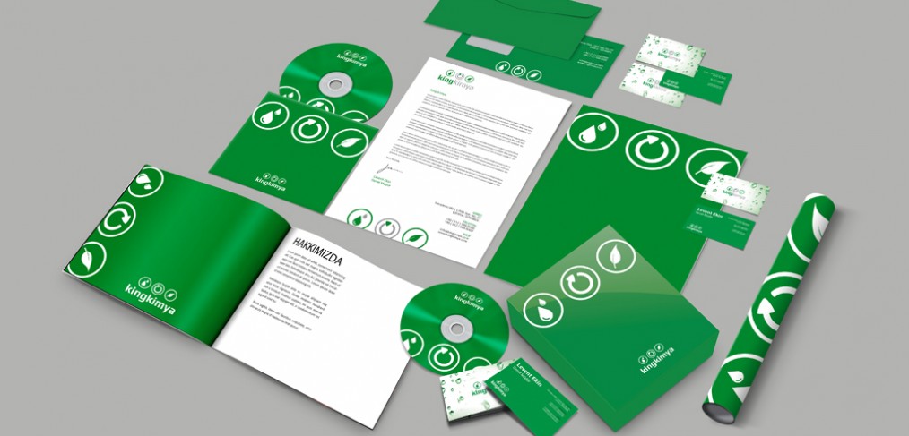 King Kimya Kurumsal Kimlik Tasarımı