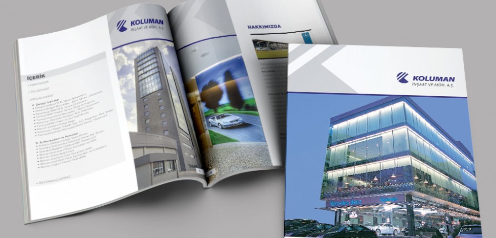 Koluman İnşaat Katalog Tasarımı