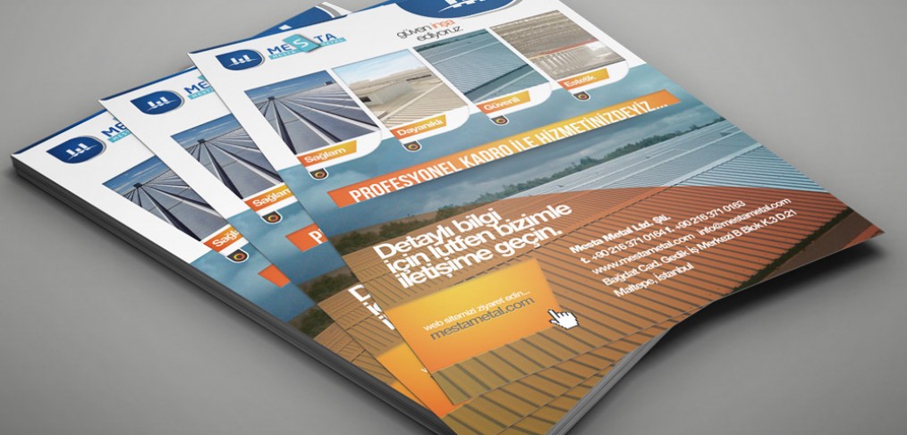 Mesta Metal Flyer Tasarımı