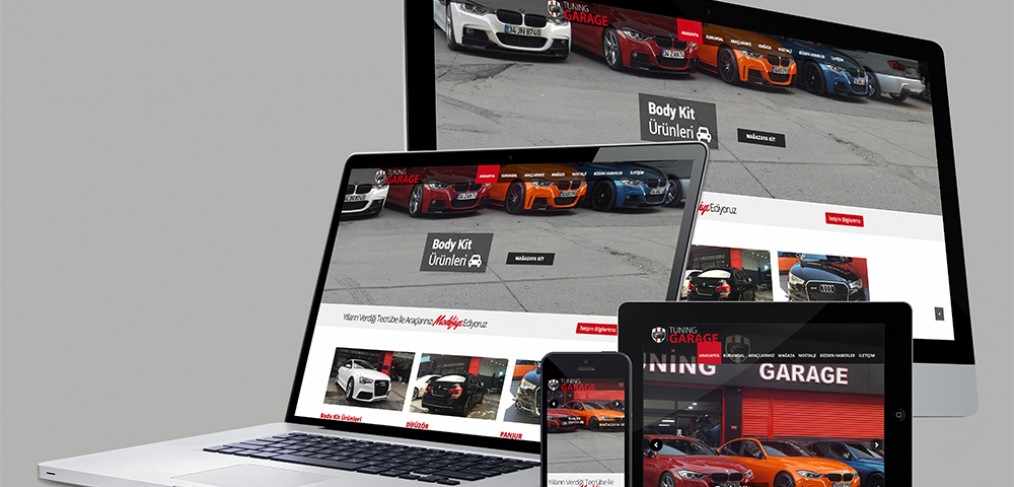 Modifiye Garaj Web Site Tasarım