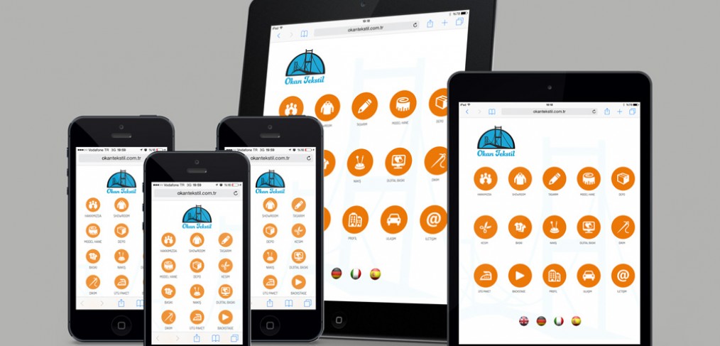 Okan Tekstil Mobil Website Tasarımı