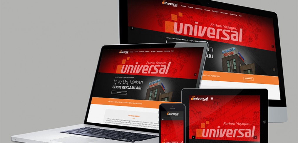 Universal Reklam Web Site Tasarımı