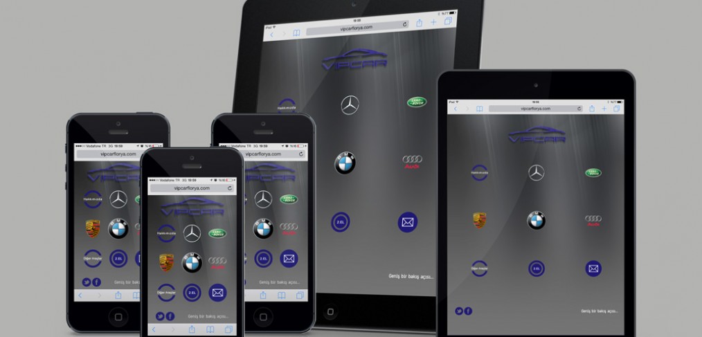 Vipcar Florya Mobil Website Tasarımı