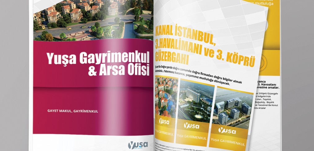 Yuşa Gayrimenkul Arsa Ofisi Katalog Tasarımı