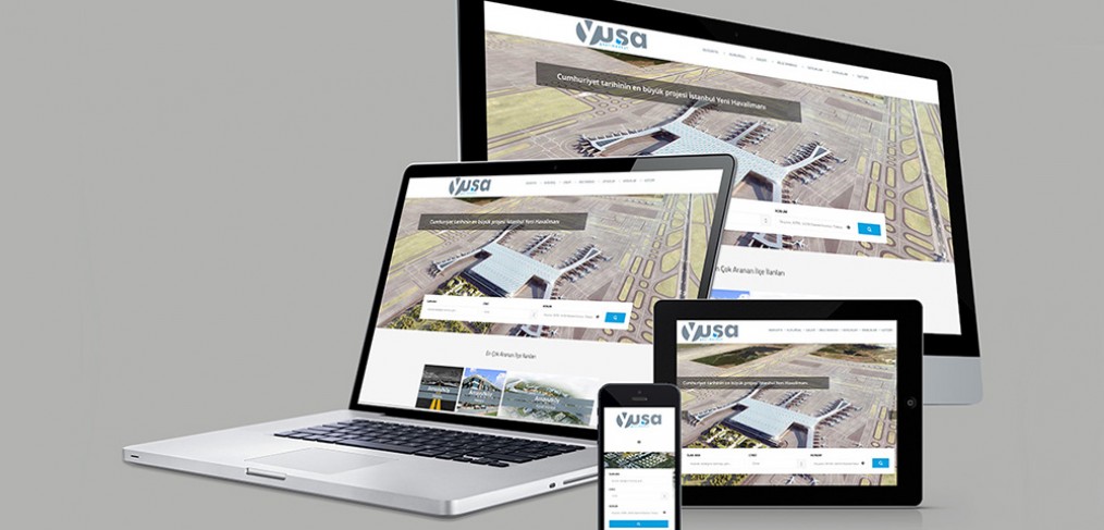 Yuşa Gayrimenkul Web Site Tasarımı